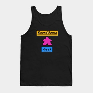 Board Game Geek and Pink Meeple Tank Top